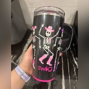 Swig Black Skeleton Tumbler
